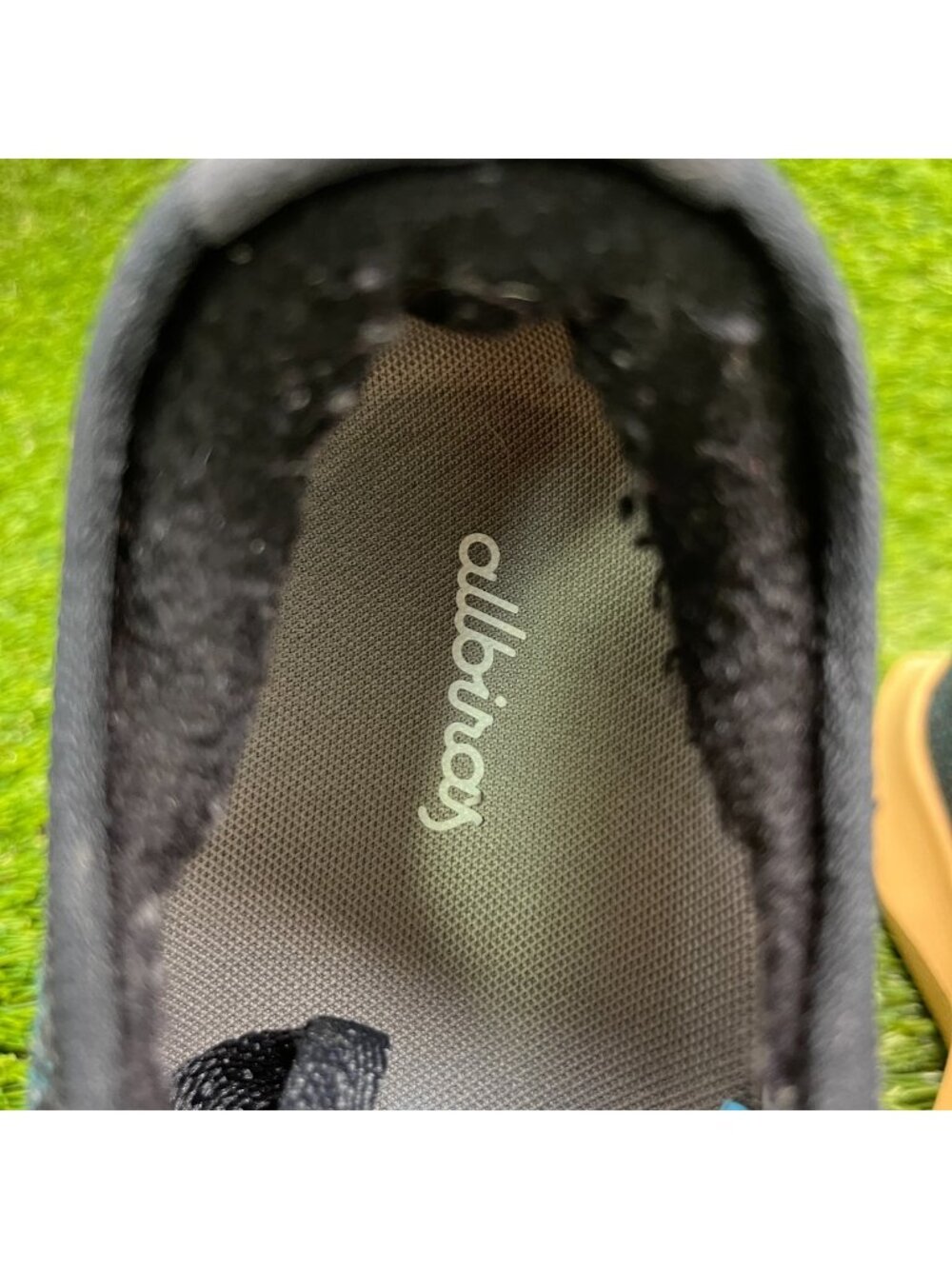 Allbirds Wool Dasher 2 Womens Size 7.5 Black Teal Gum Running Shoes Sneakers - Picture 8 of 10